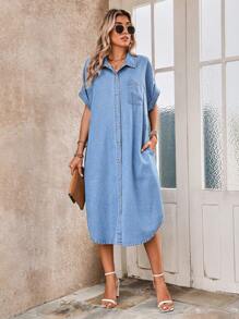 Donatella | Denim Jurk