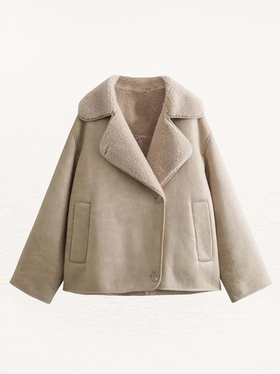 Baelor | bontgevoerde Suede Jas