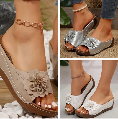 Maré Clara  | bloem slippers