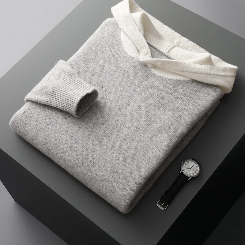 Charlie - 100% Cashmere Capuchon trui