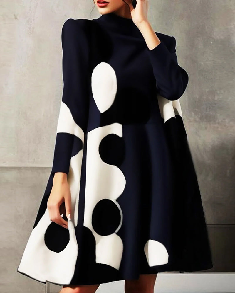 Donatella | iconische black & white jurk