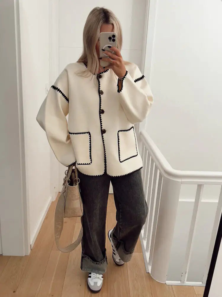 Teddy | Vintage Creme Cardigan
