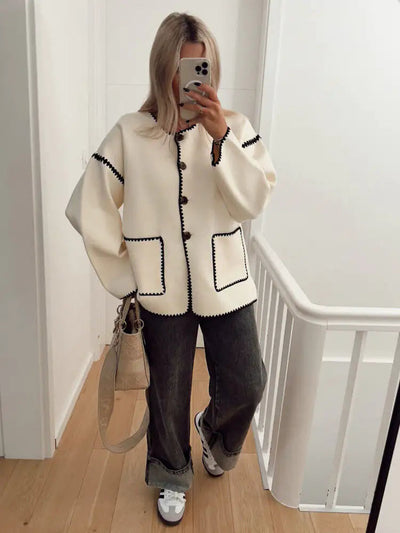Teddy | Vintage Creme Cardigan