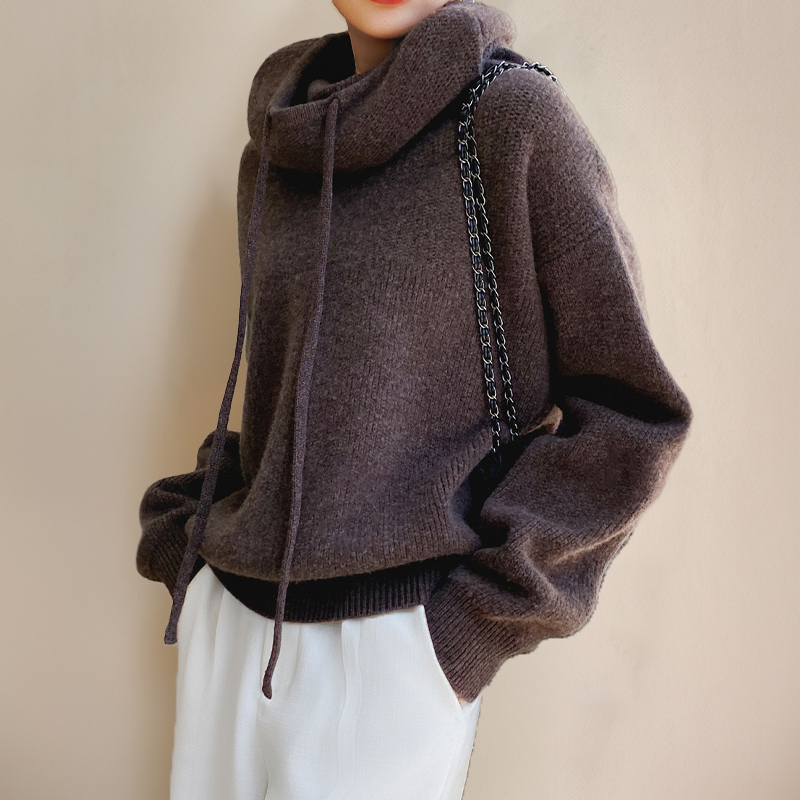 Beatrice | Gebreide hoodie